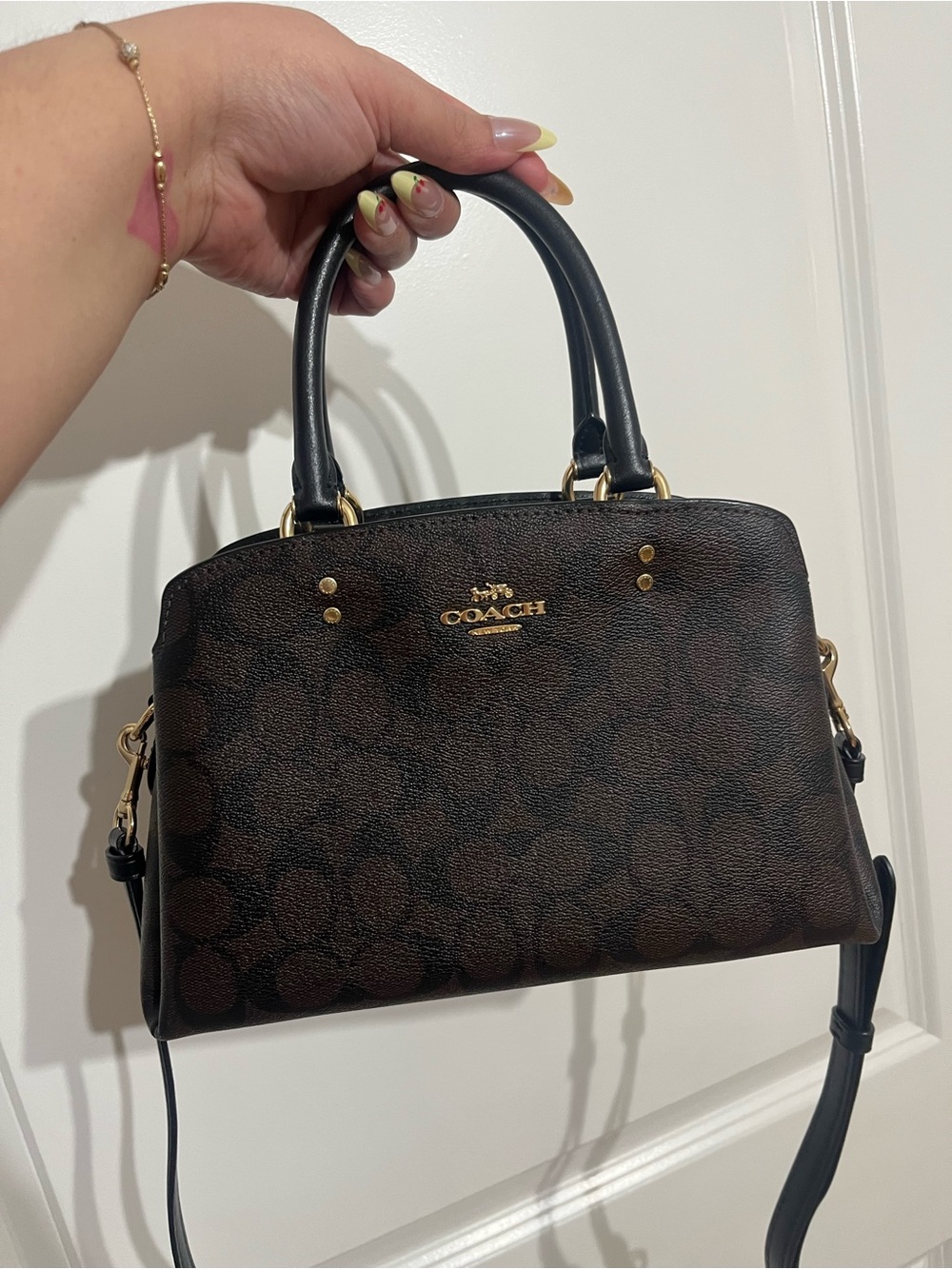 Coach Signature Mini Lillie Satchel